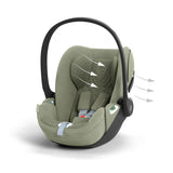 CYBEX Cloud T Plus i-Size Car Seat - Sage Green