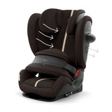 Cybex Pallas G3 PLUS 2-in-1 Car Seat - Chocolate Brown Plus