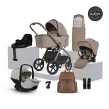 Silver Cross Cove 2 Ultimate 360 Car Seat Bundle - Champagne - Natural Taupe Car Seat