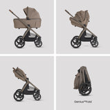 Silver Cross Cove 2 Ultimate 360 Family Car Seat Bundle- Champagne - Natural Taupe Car Seat