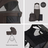 Silver Cross Cove 2 Ultimate 360 Car Seat Bundle - Chocolate - Iconic Black Car Seat