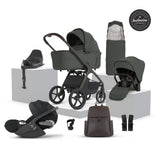 Silver Cross Cove 2 Ultimate 360 Car Seat Bundle - Pewter - Cybex Cloud T Plus and T Base