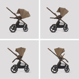 Silver Cross Cove 2 Ultimate 360 Car Seat Bundle - Maple - Iconic Black Car Seat