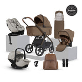 Silver Cross Cove 2 Ultimate 360 Family Car Seat Bundle - Maple - Natural Taupe Car Seat