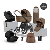Silver Cross Cove 2 Ultimate 360 Family Car Seat Bundle - Maple - Iconic Black Car Seat