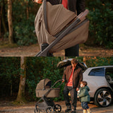 Silver Cross Cove 2 Ultimate 360 Family Car Seat Bundle - Maple - Natural Taupe Car Seat