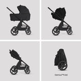 Silver Cross Cove 2 Ultimate 360 Family Car Seat Bundle - Onyx - Iconic Black Car Seat