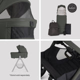 Silver Cross Cove 2 Ultimate 360 Car Seat Bundle - Pewter - Iconic Black Car Seat