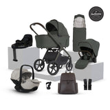 Silver Cross Cove 2 Ultimate 360 Car Seat Bundle - Pewter - Taupe Car Seat