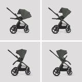 Silver Cross Cove 2 Ultimate 360 Car Seat Bundle - Pewter - Taupe Car Seat