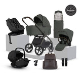 Silver Cross Cove 2 Ultimate 360 Family Car Seat Bundle - Pewter - Iconic Black Car Seat