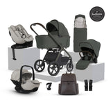 Silver Cross Cove 2 Ultimate 360 Family Car Seat Bundle - Pewter - Natural Taupe Car Seat
