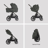 Silver Cross Cove 2 Ultimate 360 Family Car Seat Bundle - Pewter - Natural Taupe Car Seat