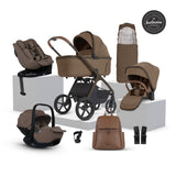 Silver Cross Cove 2 Ultimate 360 Family Car Seat Bundle - Maple - Timeless Cocoa Car Seat