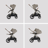 Silver Cross Cove Ultimate 360 Car Seat Bundle - Champagne