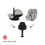 Silver Cross Cove Ultimate 360 Family Car Seat Bundle - Champagne