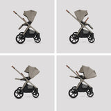 Silver Cross Cove Ultimate 360 Family Car Seat Bundle - Champagne