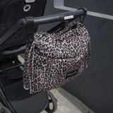 TIBA + MARL Luna Drawstring Changing Tote Leopard Print
