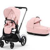 CYBEX e-Priam Pushchair with Lux Carrycot - Matte Black chassis