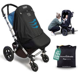 SnoozeShade Plus Extra: sun and sleep shade and insect net for buggies and pushchairs