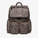 ALTO CHANGING BACKPACK BROWN TONAL LEOPARD