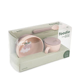 Done by deer foodie first meal set w/suction - happy clouds - powder