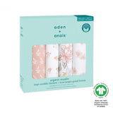 aden + anais organic cotton swaddles 4 pack - Earthly