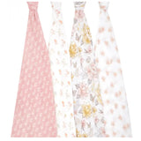 aden + anais organic cotton swaddles 4 pack - Earthly
