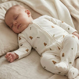 Rosa & Blue sleepsuit - brown bear