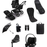 Bugaboo Fox 5 Renew, Accessory Bundle - Heritage Black, with Cloud T Plus & T Base