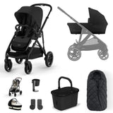 CYBEX Gazelle S 9 Piece Comfort Bundle - Moon Black
