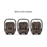Silver Cross Glide Plus 360 Infant Car Seat (Birth to 18 months) Timeless Cocoa