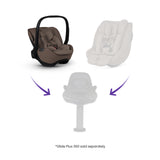 Silver Cross Glide Plus 360 Infant Car Seat (Birth to 18 months) Timeless Cocoa