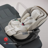 Silver Cross Glide Plus 360 Infant Car Seat (Birth to 18 months) Timeless Cocoa