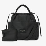 TIBA +MARL Luna Drawstring Changing Tote Black