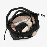 TIBA +MARL Luna Drawstring Changing Tote Black