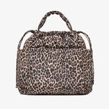 TIBA + MARL Luna Drawstring Changing Tote Leopard Print