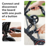 Lascal BuggyBoard® 3D Mini - Red (Grey Fittings)