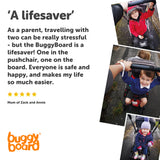 Lascal BuggyBoard® 3D Mini - Red (Grey Fittings)