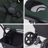 Silver Cross Nia Stoller and Carrycot - Conifer