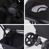 Silver Cross Nia Stoller and Carrycot - Onxy