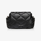 TIBA+MARL Nova Eco Compact Changing Bag Black Quilted Faux Leather