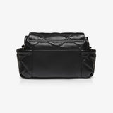 TIBA+MARL Nova Eco Compact Changing Bag Black Quilted Faux Leather