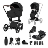NEW CYBEX PRIAM Ultimate Accessory Bundle - Style Collection - Chrome Brown Frame