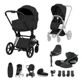 NEW CYBEX PRIAM Ultimate Accessory Bundle - Style Collection - Matt Black Frame