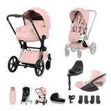 NEW CYBEX PRIAM Ultimate Accessory Bundle - Style Collection - Rose Gold Frame