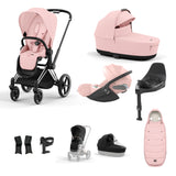 CYBEX Priam Cloud T 10 Piece Bundle Peach Pink