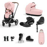 CYBEX Priam Cloud T 10 Piece Bundle Peach Pink