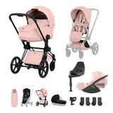 NEW CYBEX PRIAM Ultimate Accessory Bundle - Style Collection - Matt Black Frame