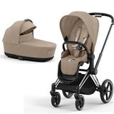 CYBEX Priam Pushchair with carrycot - Chrome and Black